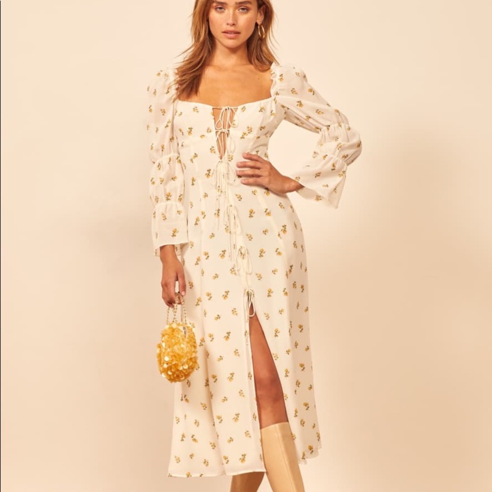 Reformation Roberta Dress Floral 4